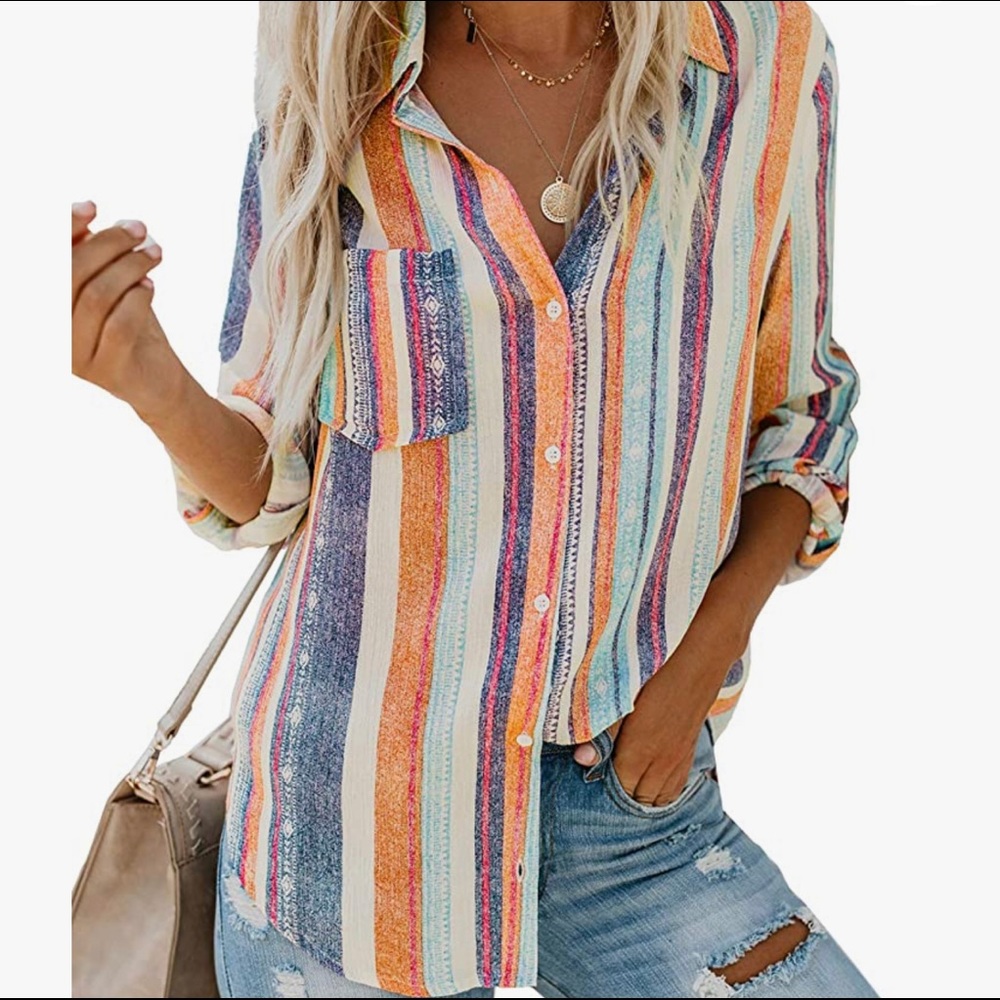 Button down blouse - Picture 4 of 4